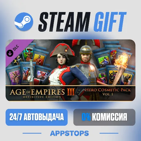 Age of Empires III: Definitive Edition – Hero Cosmetic Pack – Vol. 1 (Steam)