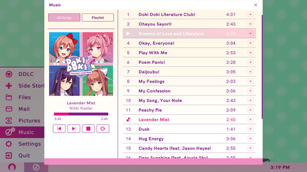 Doki Doki Literature Club Plus — скриншот 4 из 10