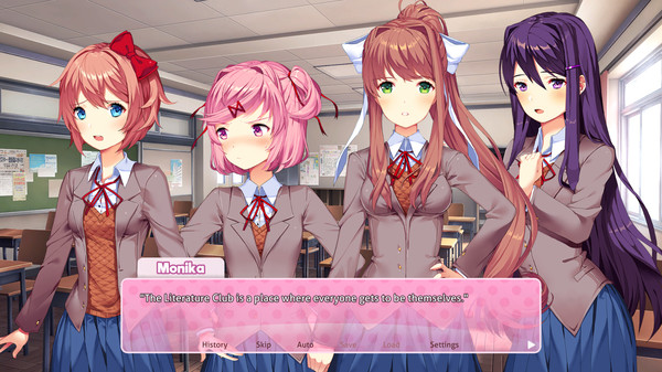 Doki Doki Literature Club Plus — скриншот 1 из 10