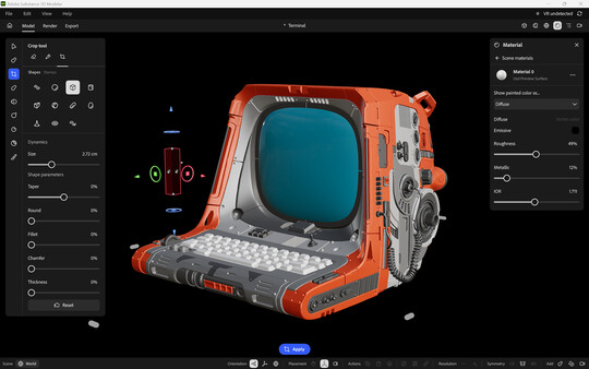 Substance 3D Modeler 2025 — скриншот 1 из 5