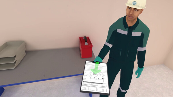 Maintenance Safety (Pipes and Acids) VR Training — скриншот 2 из 7