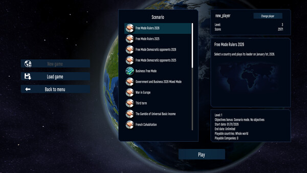 Geo-Political Simulator 2026 Edition — скриншот 2 из 10