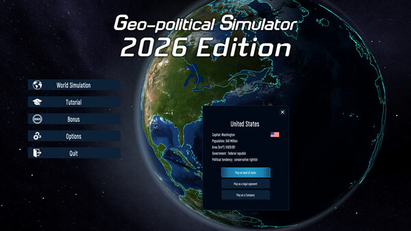 Geo-Political Simulator 2026 Edition — скриншот 1 из 10