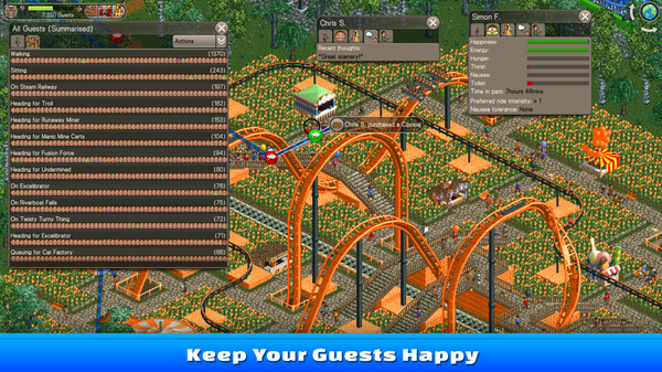 RollerCoaster Tycoon Classic — скриншот 4 из 6